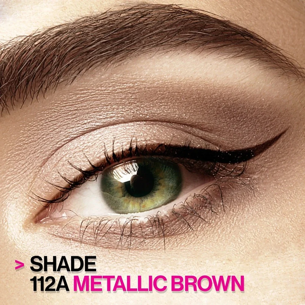 Wet n Wild MEGALINER liquid Eyeliner, 872A Dark Brown .12 fl‎ oz
